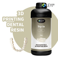 Résine pour modèle dentaire temporaire LEYI A1-A2 pour imprimante 3D DLP LCD 405nm 1kg 100% pureté faible rétrécissement