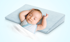 <span class=keywords><strong>Almohada</strong></span> de <span class=keywords><strong>cuña</strong></span> suave de espuma viscoelástica impermeable para bebés de 0 a 1 años, evita el patrón de caracteres de leche para dormitorio - Product Image 2