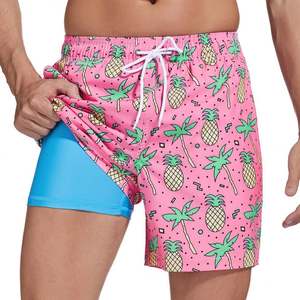 Pantalones Cortos Casuales OUTPACE Personalizados, Transpirables, Antiarrugas, de Secado Rápido, Estampados, para Hombre, Cintura Media, Traje de Baño con Logotipo Frontal - Product Image 5