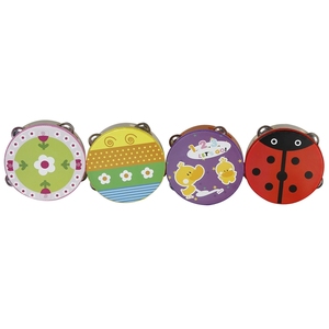 Jouet de percussion Orff pour l'éducation précoce, tambourin à main en forme de fleur, disponible en plusieurs couleurs - Product Image 5