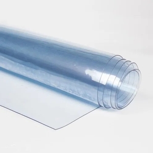 Rouleau de film plastique PVC transparent haute transparence, flexible, résistant aux UV, ignifuge, options personnalisées pour l'agriculture - Product Image 1