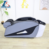 Fauteuil de lavage de luxe électrique automatique avec hydromassage et fonction spa intégrée