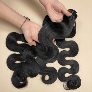 100% Virgin Vietnamese Human Hair – Black Steam <b>Body</b> <b>Wave</b> Extensions | Premium Quality, Long-Lasting <b>Waves</b> - Product Image 2