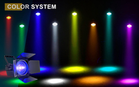 Équipement d'éclairage de studio TV SHEHDS 250W 350W 4 en 1 Lumières LED de scène Fresnel Zoom RGBW Projecteurs de théâtre