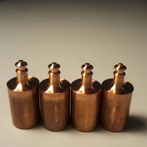 Eje de Cobre Rojo Mecanizado por CNC Personalizado, Varilla de Cobre de Alta Precisión, Piezas Mecánicas y Eléctricas Industriales de Fábrica - Product Image 1