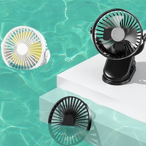 USB Rechargeable 360 Degree Adjustable <b>Plastic</b> Desk <b>Table</b> Fan <b>Foldable</b> Handheld Wall Hanging for Bedroom Outdoor Use English - Product Image 2