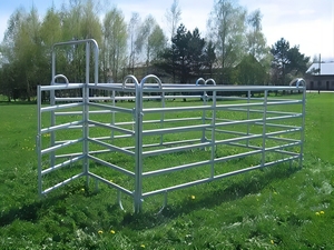 تراجع الساخنة المجلفن سياج الحصان الصلب سياج السياج بوابة المزرعة للبيع - Product Image 1