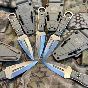 มีดต่อสู้ Kizlyar ปรับแต่งได้ คุณภาพสูง ใบมีดเหล็กกล้าไร้สนิม ด้ามจับ G10 ระดับ DIY รองรับ OEM/ODM พร้อมปลอกมีด - Product Image 3