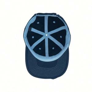 Gorra de béisbol de estilo desgastado lavado sombrero de papá de algodón de 6 paneles sin estructura vintage - Product Image 4