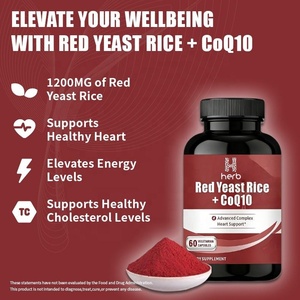 Suplemento para el Corazón de Marca Privada OEM/ODM, para la Salud del Corazón, Triglicéridos, Homocisteína, con Arroz de Levadura Roja y COQ10 - Product Image 5