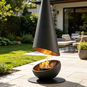 Chimenea <span class=keywords><strong>de</strong></span> Lujo Integrada con Efecto <span class=keywords><strong>de</strong></span> Llama Realista, Brillo Ajustable y Diseño Seguro para Resort, Hotel, Vestíbulo o Villa - Product Image 6