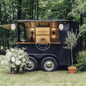 Kiosque de restauration rapide Remorque mobile Rue Food Truck Restaurant Crème glacée et café Chariot de distribution Caravane de magasin de cuisine mobile - Product Image 2