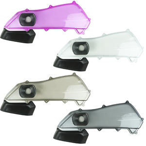 Directo de Fábrica R | Accesorios para Motocicletas RZ Racing para X <span class=keywords><strong>MAX</strong></span>, Cubierta de Filtro de Aire, Transparente, Negro Brillante, Piel de Serpiente - Product Image 1