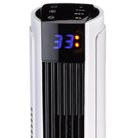 Ventilateur tour électrique en plastique pour refroidissement au sol, nouveau modèle été 2026, économique, pour usage domestique et hôtelier