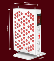 Appareil de luminothérapie infrarouge LED sur pied 850/660/630/810/830/940/1060nm pour visage, mains et tête – Panneau de thérapie par lumière rouge portable pour usage domestique