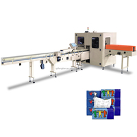 Machine automatique de conversion de papier mouchoir en emballage souple, machine d'emballage de film nylon pour serviettes en papier, machine d'emballage de mouchoirs en papier pour le visage