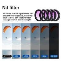 Kit de filtres à densité neutre en verre optique multicouche ND8 ND16 ND32 ND64 pour objectif d'appareil photo DJI Osmo Action 5 Pro 4 3