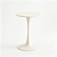 Table d'appoint ronde Tulip multicolore, moderne, stable et peu encombrante, idéale pour bars, cafés, hôtels, centres commerciaux, balcons et petits appartements – Meilleure vente