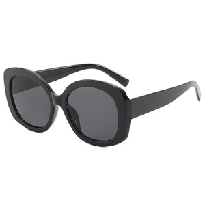 2025 nouvelles lunettes de soleil d'été de bord de mer <span class=keywords><strong>pour</strong></span> femmes rétro mode lunettes noires avec Protection UV jaune rouge gris cadres Logo <span class=keywords><strong>sur</strong></span> lentille - Product Image 3
