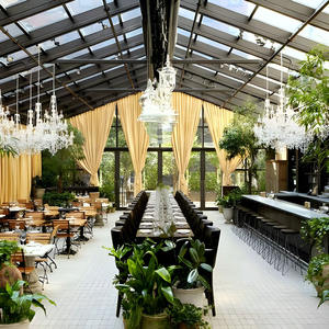 سرادق كبيرة من الزجاج الألومنيوم مؤطرة الزفاف الثقيلة خيام الحزب للأحداث في الهواء الطلق الناس خيمة زجاجية - Product Image 6