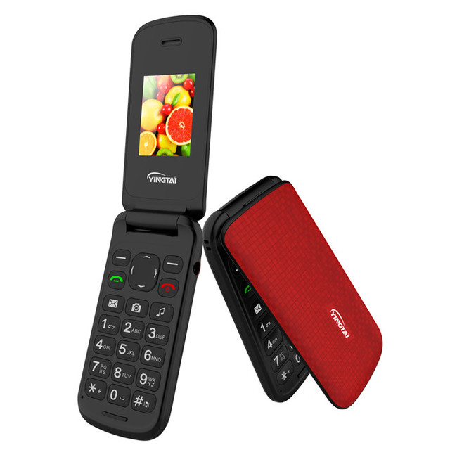 Mobile Phone GSM Non Smartphone Dual Card Flip Phone for Elderly