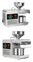 Machine d'extraction d'huile miniature en acier inoxydable 6 kg/h pour l'extraction d'huile d'avocat, de sésame et de colza, adaptée à un usage domestique
