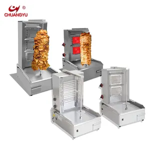 Chuangyu griglia per kebab multiuso rotante completamente automatica a prova di spruzzi d'olio