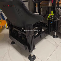 Cockpit de simulateur de voiture VR dynamique 4 axes 6 axes avec sièges de course, actionneur de mouvement pour simulateur de course, accessoire de simulation de course 4DOF 4 mouvements