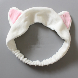 Diadema de maquillaje de tela Coreana de estilo dulce <span class=keywords><strong>para</strong></span> <span class=keywords><strong>niñas</strong></span>, banda <span class=keywords><strong>para</strong></span> el pelo Facia, Adorable diseño de animales, Spa <span class=keywords><strong>Bandeau</strong></span> <span class=keywords><strong>para</strong></span> Yoga, gatos, Yoga - Product Image 2