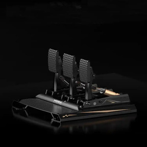 <span class=keywords><strong>Pédales</strong></span> de jeu professionnelles MOZA CRP2 avec cellule de charge, design minimaliste en fibre de carbone et double ressort - Product Image 6
