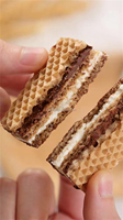 Machine entièrement automatique pour la fabrication de gaufrettes au chocolat, ligne de production de biscuits et gaufrettes, usine