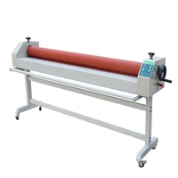 QK-1600D manuel 160cm, machine de laminage à froid de film de plastifieuse électrique thermique à basse température pour papier autocollant de film