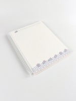 Carnet spirale personnalisé avec impression d'éléphant bébé, format A4, couverture rigide en PU/papier, impression UV/numérique, OEM/ODM, cadeau pour enfants