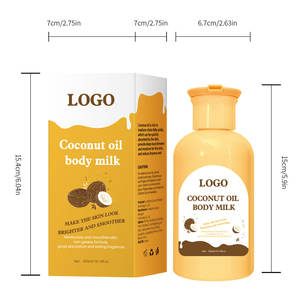 GUOCUI <span class=keywords><strong>BIO</strong></span> TECH Losion badan, pelembap pemutih pencerah kulit kering menghidrasi minyak kelapa Vegan Perawatan Tubuh - Product Image 6