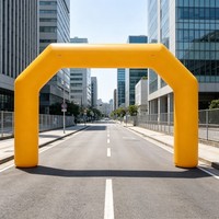 Arche publicitaire gonflable pour les entreprises d'exposition, arche d'entrée pour les agences de marketing et les salons professionnels