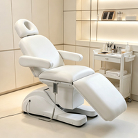 Table de massage professionnelle Master Electric Lift réglable et inclinable pour studio de cosmétiques, de piercings et de tatouages