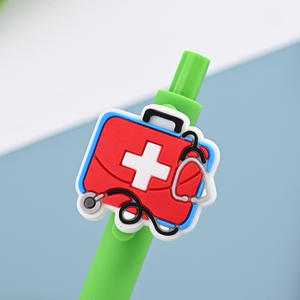 Leuke 0.5Mm Fijne Punt Gel Inkt Pennen Met Leesboek Thema Pvc Plastic Voor Kinderen Kantoor School Bevat Accessoire Charme - Product Image 4