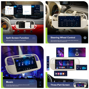 Hikity per <span class=keywords><strong>Fiat</strong></span> <span class=keywords><strong>500</strong></span> 2007-2015 Autoradio Android 7 Pollici 4+64GB Stereo <span class=keywords><strong>Auto</strong></span> Wireless CarPlay Android <span class=keywords><strong>Auto</strong></span> GPS WIFI Audio <span class=keywords><strong>Auto</strong></span> OEM - Product Image 3