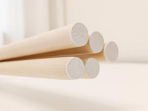 1/2*36นิ้ว | แท่งไม้เบิร์ชขนาด 12.7*914 มม. สำหรับงาน DIY เฟอร์นิเจอร์ และงานฝีมือ |   ไม้แท่งตรงและเรียบ - Product Image 3