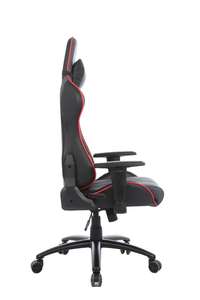 <span class=keywords><strong>Silla</strong></span> elegante para juegos estilo <span class=keywords><strong>coche</strong></span> de carreras con asiento de cubo acolchado grueso y reposabrazos abatible para sala de videojuegos - Product Image 5