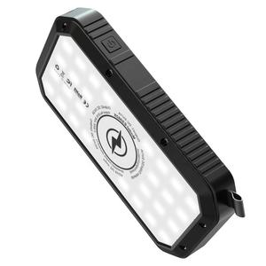 Small <b>Solar</b> Wireless Power Bank 10000mah <b>Solar</b> Powerbank with Led Light Outdoor for Phone - Product Image 5