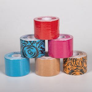 الرياضة شريط لاصق العضلات ضمادة القطن لاصقة مرنة سلالة إصابة الشريط الركبة العضلات لتخفيف الآلام الشريط - Product Image 6