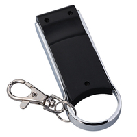 Télécommande de porte de garage en métal et plastique 433,92 MHz, copie de code, batterie rechargeable, portée de 100 m, certifiée CE, affichage numérique LED