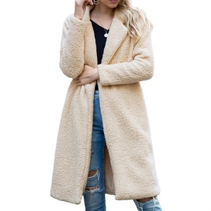 Best Selling Winter <strong>Plus</strong> <strong>Size</strong> Thick Women Turn Down Collar Overcoat <strong>Teddy</strong> Long Lambswool <strong>Coats</strong> for Ladies Girl - Product Image 4
