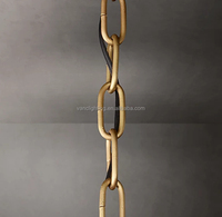 Luminaire suspendu en laiton et acier, alabâtre rond, pour salle à manger, plafond haut, villa, 2 niveaux, artisanal, personnalisable