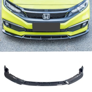 Welta Hot Selling Rear Shovel Bumper Lip Splitter Diffuser ABS Body Kit Protector Spoiler Cover Trim <b>Black</b> <b>Polished</b> Finish for - Product Image 1