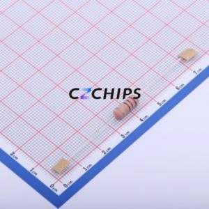 Résistance traversante MO2WS-100ohm 5%-6T63, composant traversant THT, D4.5xL11mm, film d'oxyde métallique, 100Ohm 5% 400V - Product Image 2