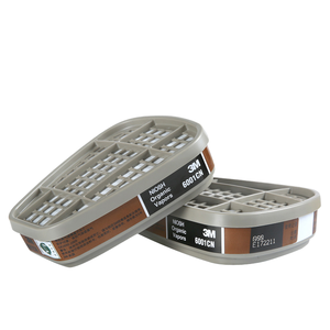 Cartouche filtrante réutilisable 6001CN à haute filtration pour <span class=keywords><strong>protection</strong></span> contre les vapeurs organiques, pour demi-<span class=keywords><strong>masque</strong></span> <span class=keywords><strong>de</strong></span> <span class=keywords><strong>protection</strong></span> activé - Product Image 1