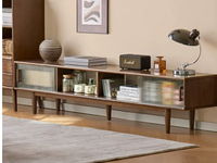 Meuble TV moderne de luxe, centre de divertissement, armoire de rangement en bois pour salon, fabricant de meubles