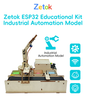 Kit de Fábrica Inteligente Zetok DIY, Kit Educativo STEM Programable con Código ACE, Kit Electrónico DIY, Juguetes Educativos de Ciencia e Ingeniería